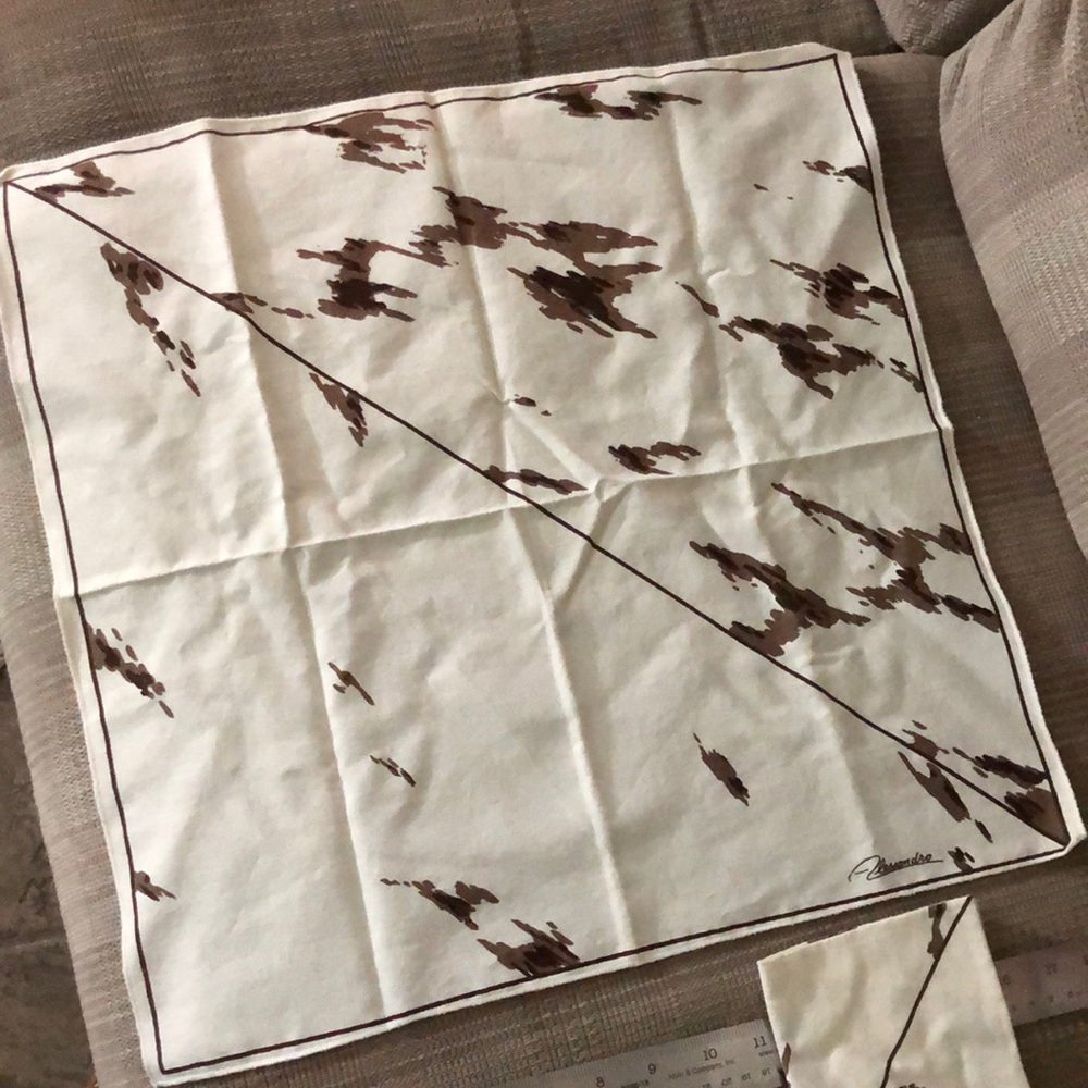 Vintage set of 6 Alessandro cloth napkins